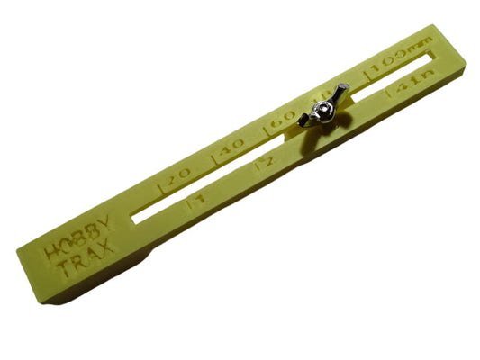 Adjustable track spacer alignment tool N and H0/00 gauge
