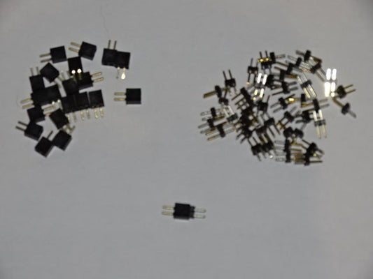 2 pin plug and socket for tender to loco connections (5 pack)