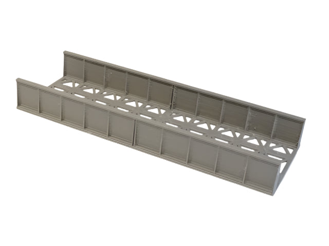 Modular plate girder bridge single track HO gauge