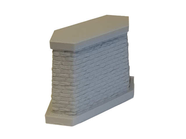 Modular plate girder bridge single track HO gauge