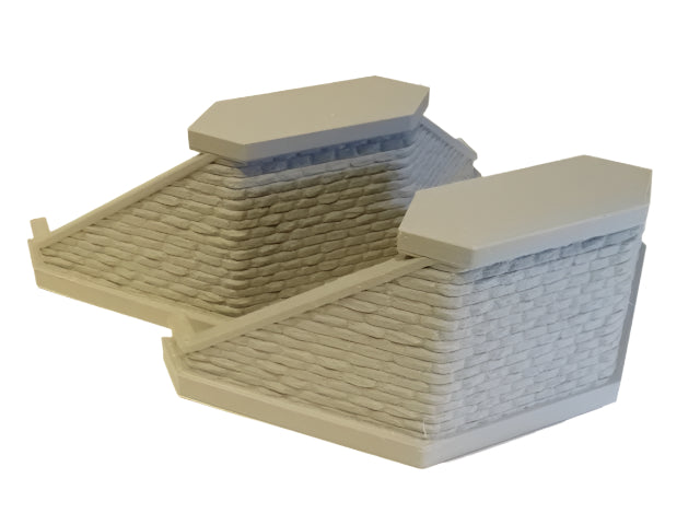 Modular plate girder bridge single track HO gauge