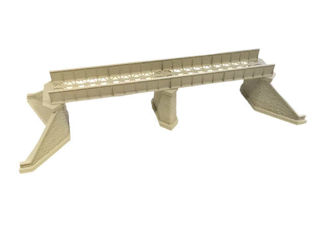 Modular plate girder bridge single track HO gauge