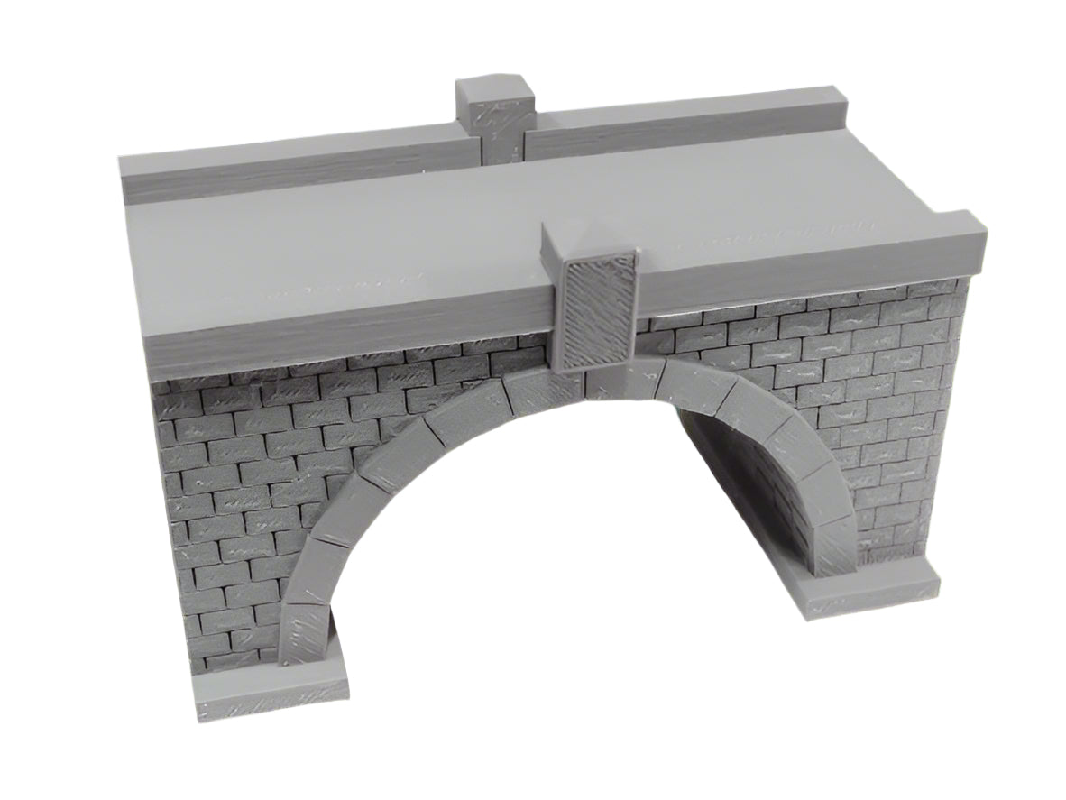 Brick viaduct bridge single and double track modular - HO gauge