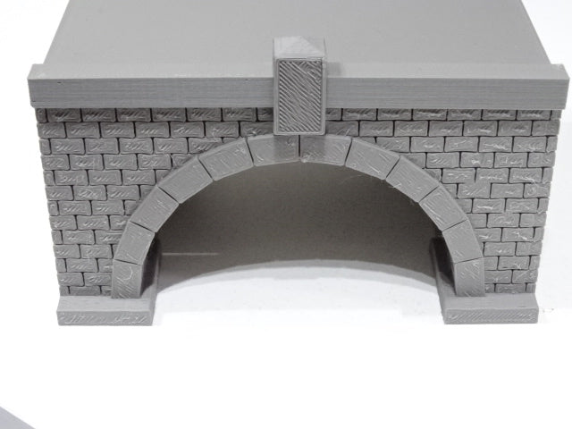Brick viaduct bridge single and double track modular - HO gauge