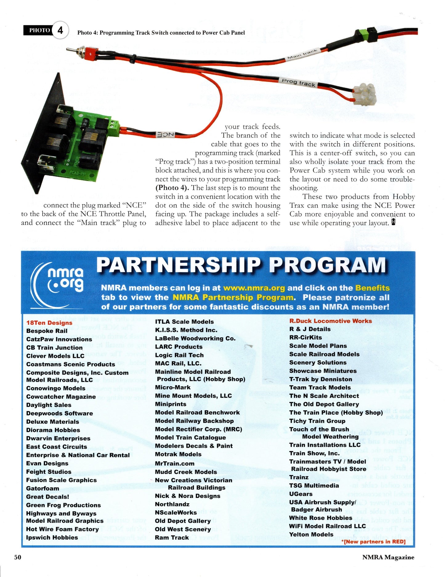 NCE Programming track switch