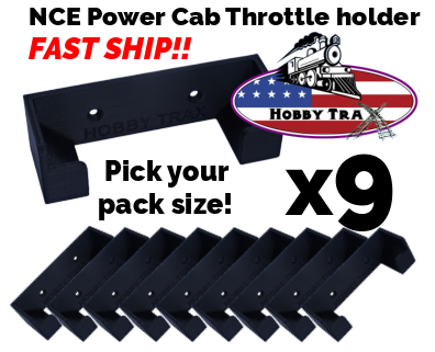 NCE Power Cab Pro Cab controller holder throttle wall mount