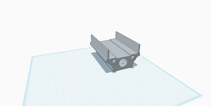 Modern modular viaduct bridge system HO gauge