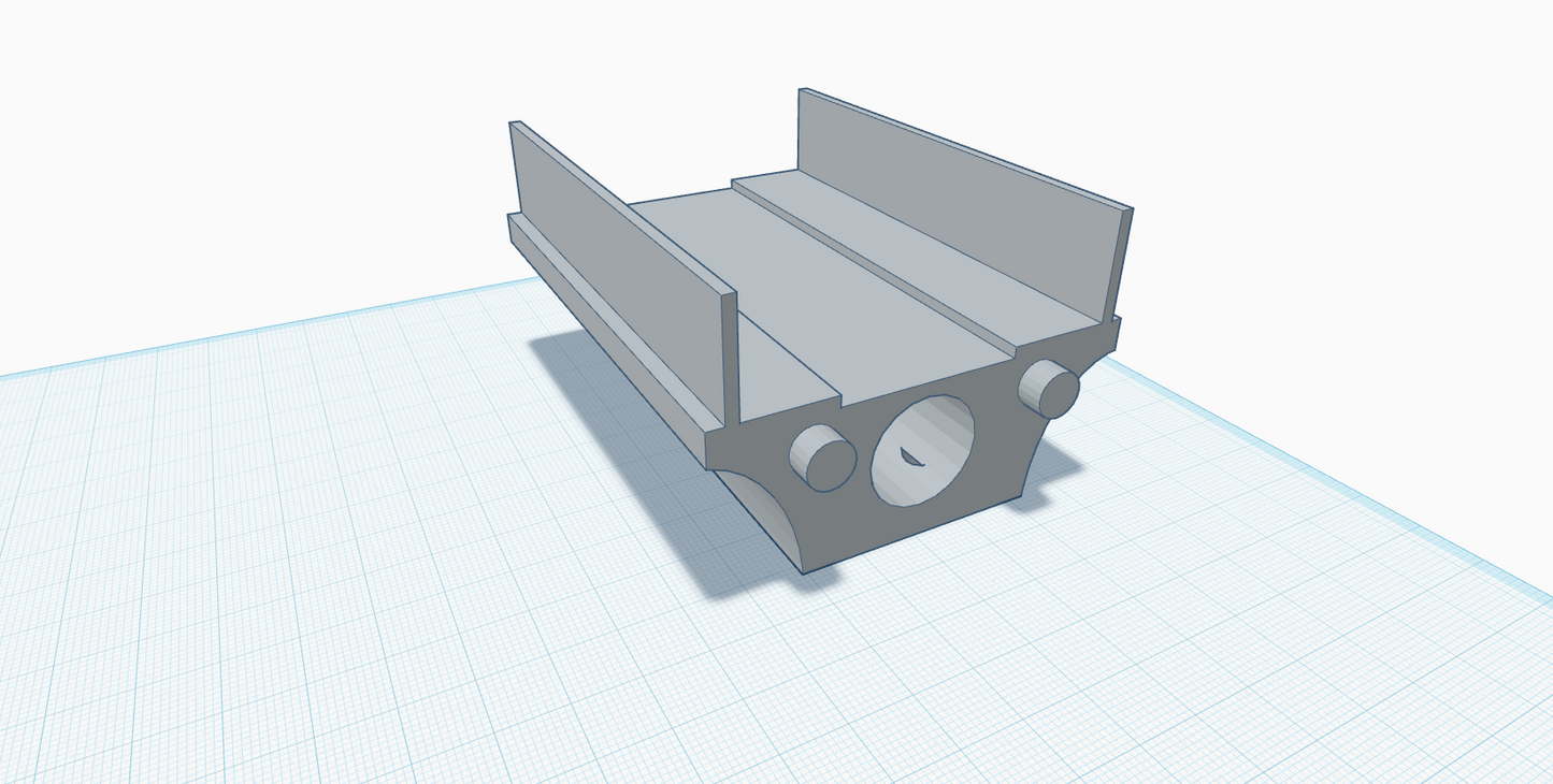 Modern modular viaduct bridge system HO gauge