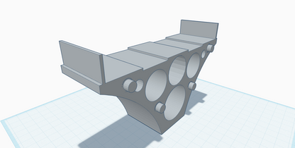 Modern modular viaduct bridge system HO gauge