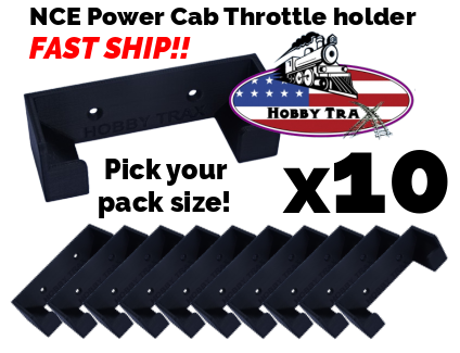 NCE Power Cab Pro Cab controller holder throttle wall mount